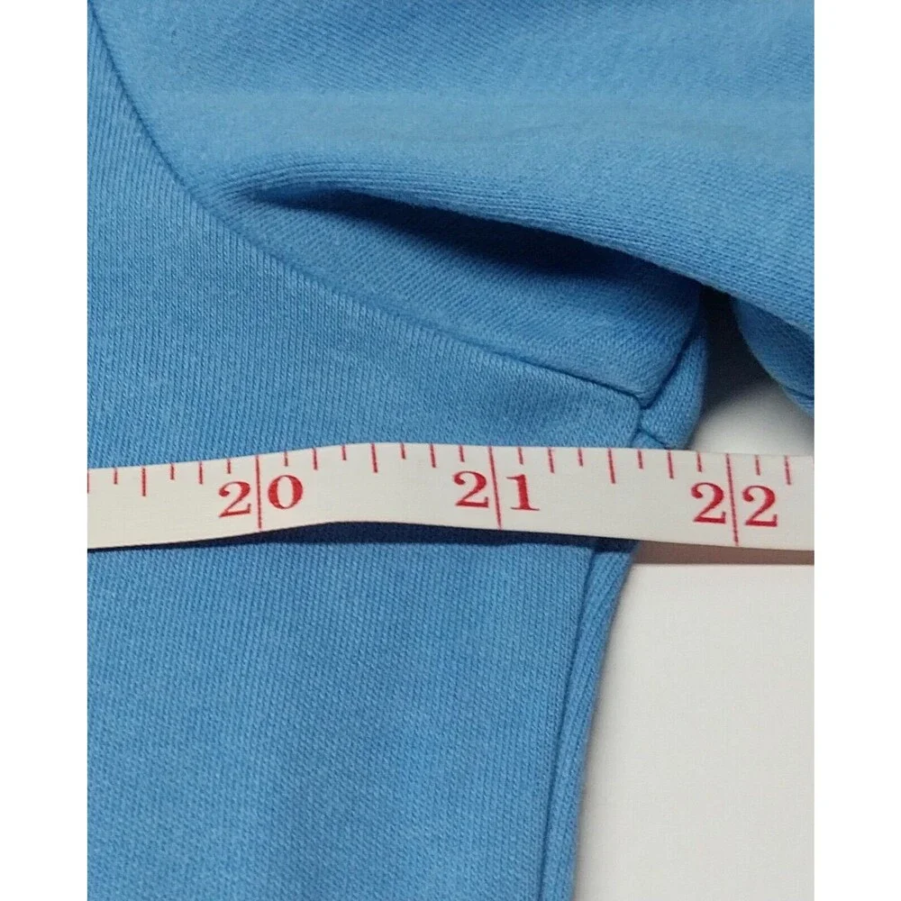 Vtg Polo Ralph Lauren Mens Medium Golf Shirt Blue Red Pony GUC Read Description